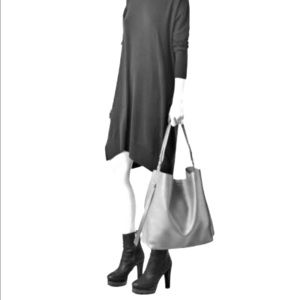 Paradise north/south tote gray